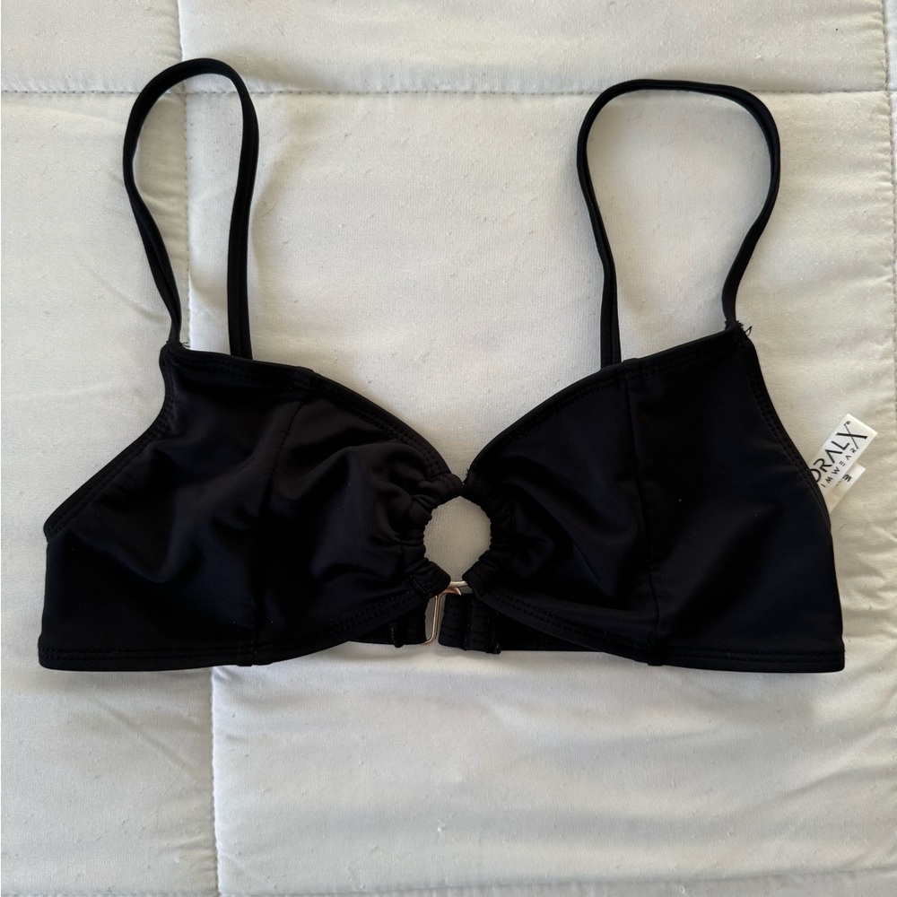Coral x swim top